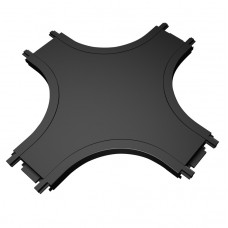 Σύνδεσμος Ράγας 40V Σταυρός Μαύρο 22-121